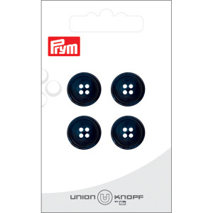 Prym Plastikknopf Marine 15mm - 4 Stk von Prym