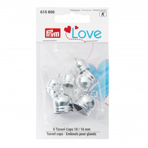 Prym Love Quastenhalter Silberfarben 10 & 16mm - 6 Stk. von Prym