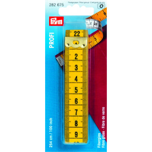 Prym Maßband Gelb/Schwarz 2,54m (254cm) von Prym