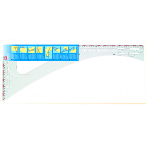 Prym Multifunktions-Schneiderecke Transparent 60x24cm - 1 Stück von Prym