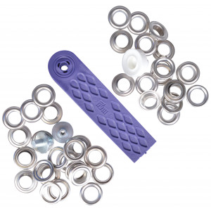 Prym Schnürsenkel / Segel Ringe Silber 8mm - 24 Stück. von Prym