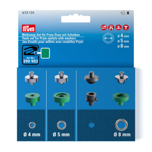 Prym Schnürsenkelring 4,5 und 8 mm von Prym