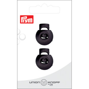 Prym Kordelstopper Schwarz 8mm - 2 Stk von Prym