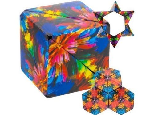 Przydasie Magnetischer Anti-Stress-Würfel – fördert Kreativität und Entspannung, 72 Kombinationsmöglichkeiten, hochwertig, 6x6x6 cm, für Kinder und Erwachsene von Przydasie