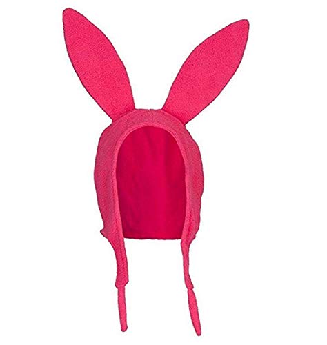 Bob Burgers Louise Kaninchen Ohr Hüte Nette Hasen Ohr Hüte Halloween Weihnachten Cosplay Zubehör (Pink Kids, S) von Psdiyiyf