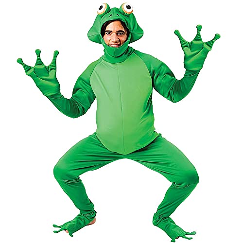 Psdiyiyf Frosch Kostüm für Männer und Frauen Tiere Cosplay -Faschingskostüm & Requisiten für Halloween,Karneval&Party -Grün (A-Green, S) von Psdiyiyf