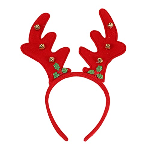 Haarreif mit Rentiergeweih, Weihnachtsdekoration, Kopfbedeckung, Haarschmuck, Schmuck, Geschenke, Weihnachts-Stirnband von Psdndeww