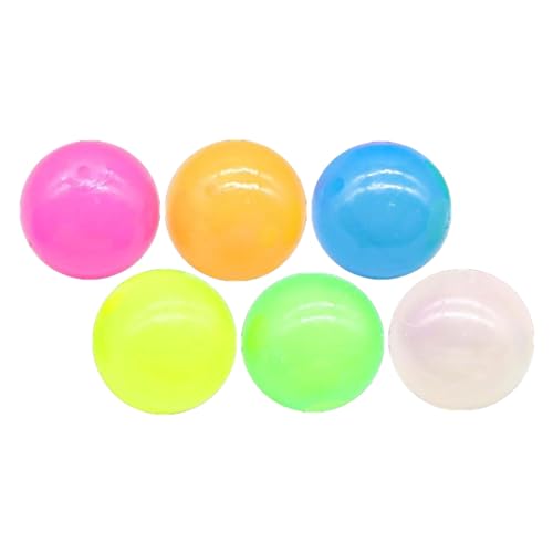 Klebriger Deckenball Stressabbau Leuchtendes Spielzeug Leuchtet Squishys Ball Sensorys Ball Traumball Ballspielzeug von Psdndeww