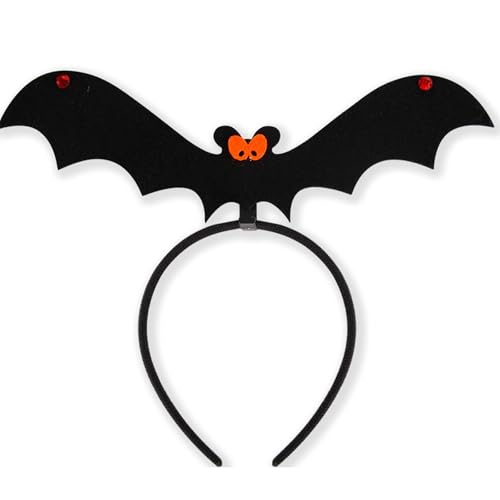 Psdndeww Auffälliges Fledermaus-Stirnband mit lustigen Augen, Halloween-Kostüm, Ergänzung, Cosplay, Accessoire, Kopfschmuck, Dekoration für Kinder von Psdndeww