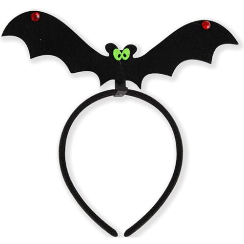 Psdndeww Auffälliges Fledermaus-Stirnband mit lustigen Augen, Halloween-Kostüm, Ergänzung, Cosplay, Accessoire, Kopfschmuck, Dekoration für Kinder von Psdndeww