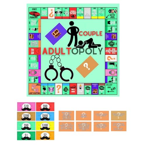 Psdndeww Bonding Couples Brettspiel Einzigartige Karte Für Spaß Und Herausforderungen Opoly Interaktion Für Erwachsene von Psdndeww