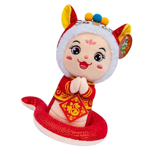 Psdndeww Festival Dekorative Schlange Maskottchen Puppen Plüschtier Für Chinesische Neujahr Home Dekore Feierliche Zodiacal Spielzeug Auto Ornament von Psdndeww