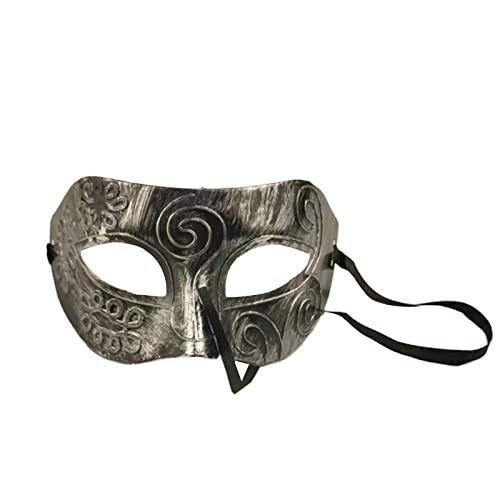 Psdndeww Herren-Maskerade, halbes Gesicht, antiker Prinz, Halloween-Party, Karneval von Psdndeww