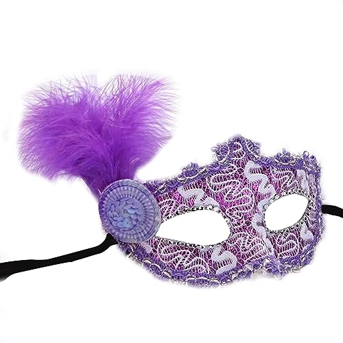 Psdndeww Maskerade Halloween Ball-Maske Weihnachten mit für Paare, Frauen und Männer Mardi Gras-Masken von Psdndeww