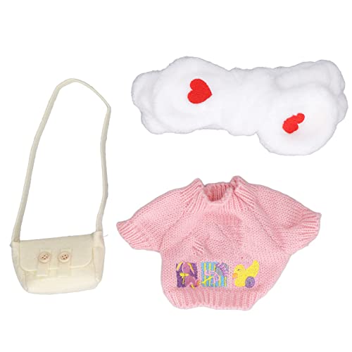 3Set Kawaii-Plüsch-Puppenkleidung, Mini-Solft-Stoff zum Anziehen, Mädchen, Jungen, DIY-Geschenk (Typ I) von Pssopp