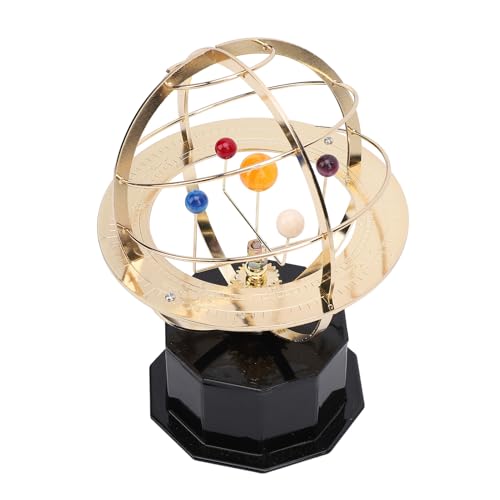 Pssopp Grand Orrery Modell des Sonnensystems Grand Orrery Sonnensystem Swing Balance Balls Metall-Sonnensystem-Modell-Dekoration, Metall-Sonnensystem-Modell für Erwachsene von Pssopp