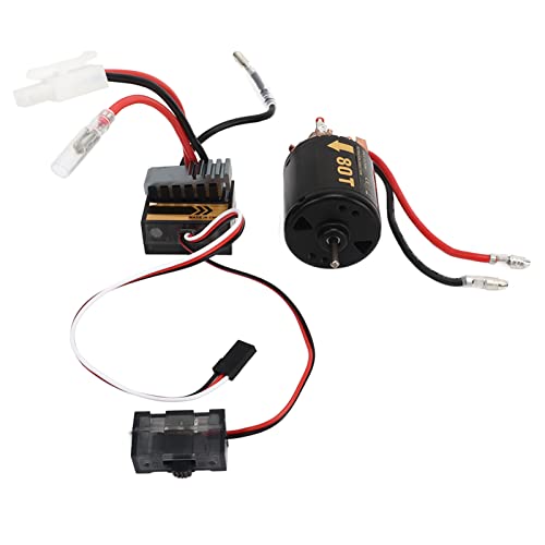 Pssopp RC-Bürstenmotor 320 A ESC, Reibungsarmer RC-Bürstenmotor 12 V, Maximal Starke Entstörung für D90 (80T) von Pssopp