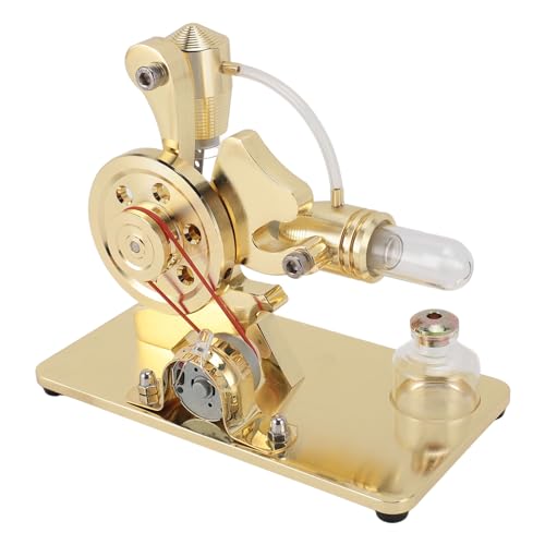 Stromgenerator-Spielzeug, Interessantes Buntes LED-Stirlingmotor-Modell für (Gold) von Pssopp