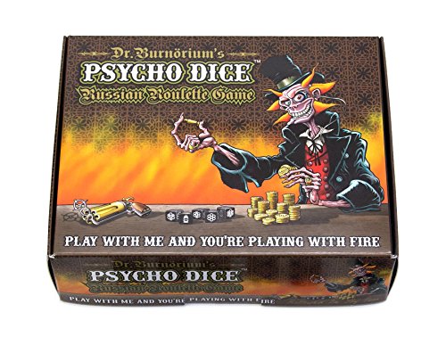 Psycho Dice Russian Roulette - Würfelspiel - Enthält extrem scharfe Schokolade - Nur für Erwachsene von Psycho Juice