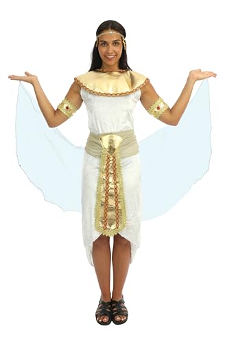 P'TIT CLOWN - Kostüm Königin von Ägypten, Kleopatra - Egyptian Queen Suit - Komplettkostüm für Karneval, Mottopartys, Kostümpartys, Halloween, Cosplay - Erwachsene Frau (L-XL) von p'tit clown