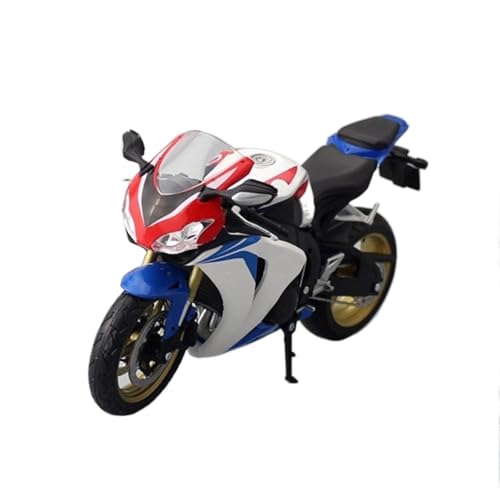 PuLaif Sammlung 1:12 Für H-ONDA CBR Fire Blade Motorrad Modell Legierung Spielzeug Sammlung Kinder Geschenke(White Foam Box) von PuLaif