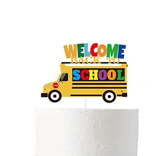 Welcome Back to School Cake Toppers for Welcome the First Day of School Party Dekorationen von PuPuFly