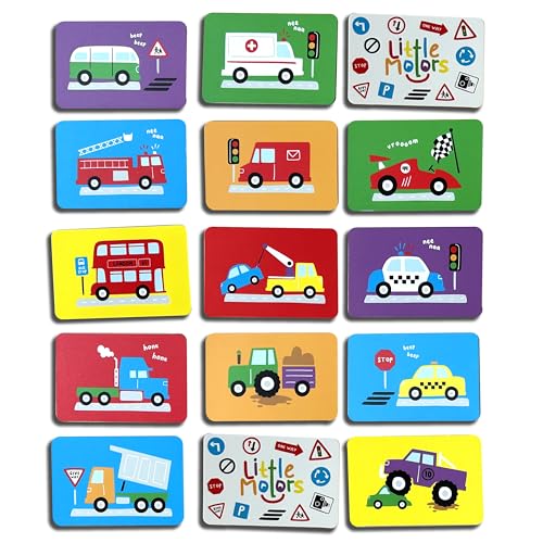 Little Motors Kids Memory Card Set von Puckator