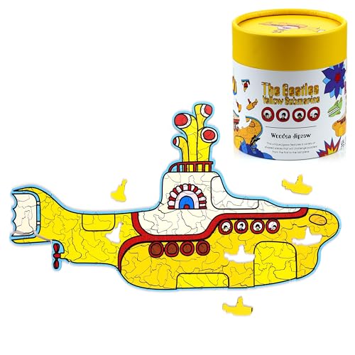 Puckator - The Beatles-Yellow Submarine Puzzle aus Holz, Mehrfarbig, JIG13 von Puckator