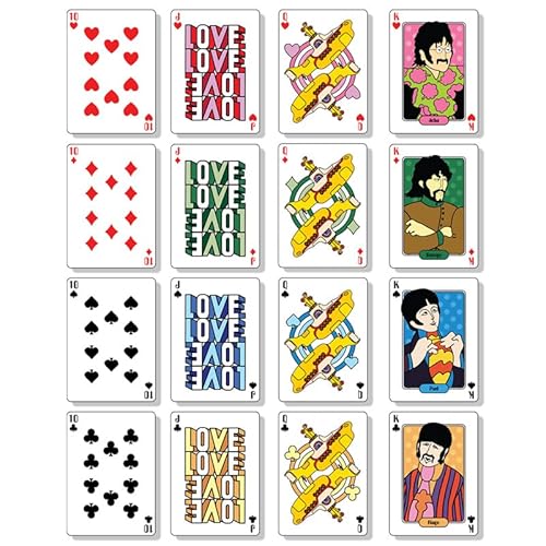 Puckator The Beatles Yellow Submarine Standard Spielkartendeck von Puckator