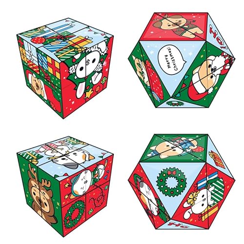 Würfel-Puzzle – Weihnachts-Adoramals von Puckator