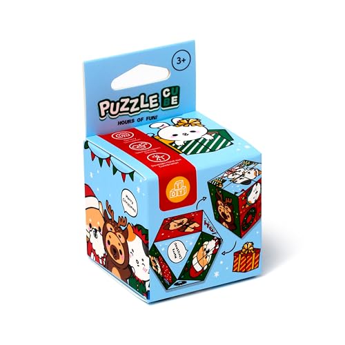 Würfel-Puzzle – Weihnachts-Adoramals von Puckator