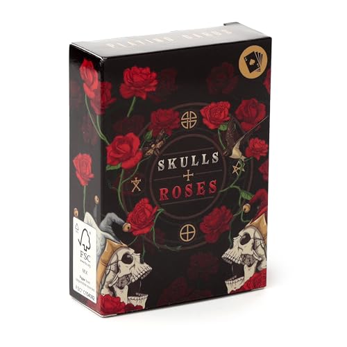 puckator Skulls and Roses Standard-Spielkartendeck von Puckator