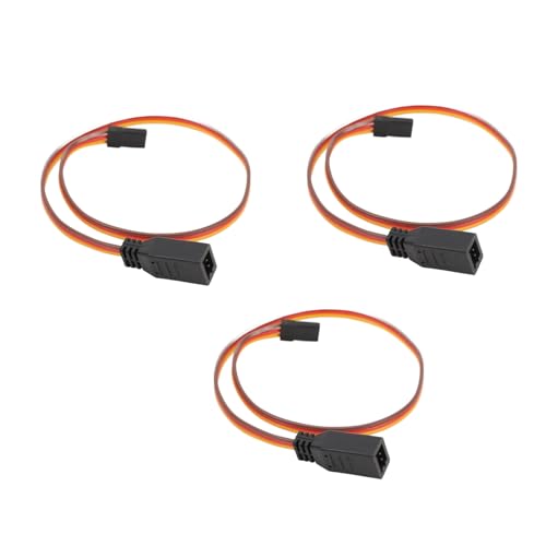 Puepoul 3PCS Servo-Verlängerungskabel, Servo-Verlängerungsstecker für Servo-Verlängerungsanschluss, Steuerplatine, Fernbedienungsteile von Puepoul