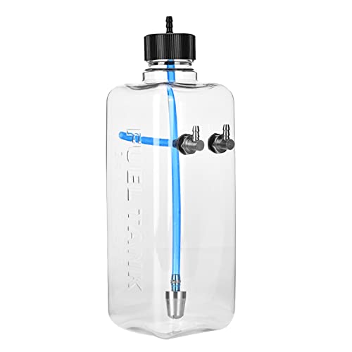 Puepoul RC Kraftstofftank Fernbedienung Modell Zubehör Flugzeug Kunststoff Transparent Kraftstofftank (700ml (for 50-70cc Aircraft)) von Puepoul