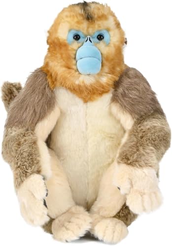 PuffPurrs Golden Monkey Plush, Realistic Ape Stuffed Animal, Cute Plush Toy Gift for Kids, 19 Inch von PuffPurrs