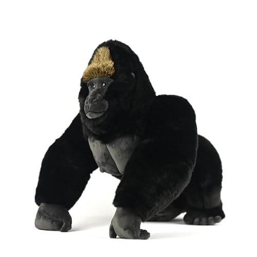 PuffPurrs Gorilla Plush Toy - Realistic Gorilla Stuffed Animals, 15 inches, Unique Forest Plushie Toys Model Dolls Collection for Kids von PuffPurrs