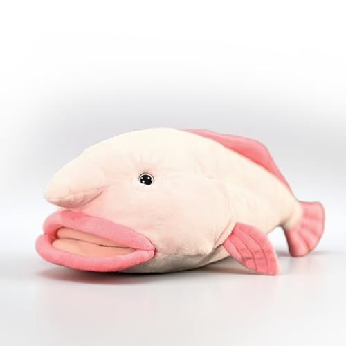 PuffPurrs Lebensechtes Blobfisch Plüschtier, Lustiges Fisch-Kuscheltier, Geschenk für Meeresfreunde, 33 cm von PuffPurrs