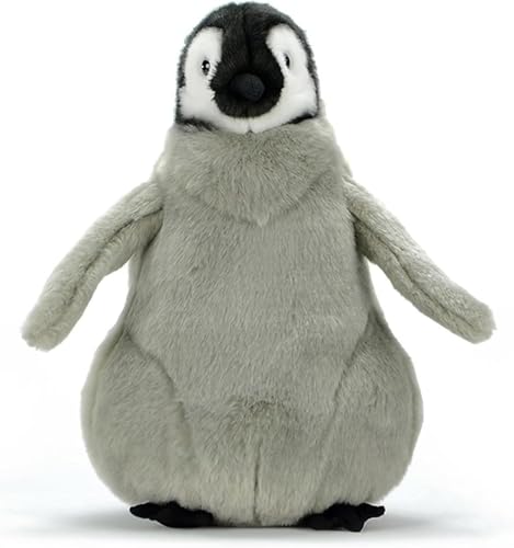 PuffPurrs Realistisches Pinguin-Plüschtier, Gelenk-Kaiserpinguin-Plüschtiere, Simulations-Tierpuppe von PuffPurrs