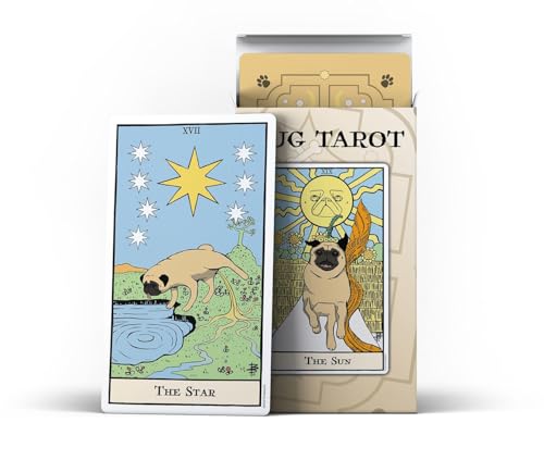 Pocket Pug Tarot: Mini Pug Tarot für unterwegs von Pug&Duck Verlag