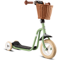 PUKY 5098 R 1 CLASSIC Scooter mit EVA-Bereifung und Lenkerkorb retro green von Puky