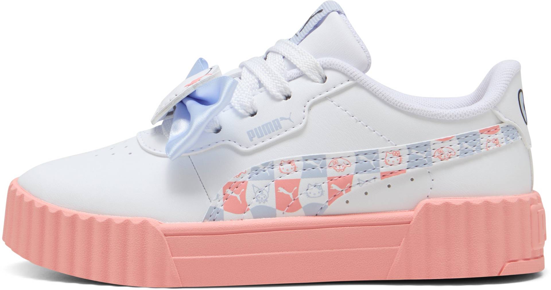 Puma Carina 3.0 PS Kinder Sneaker, Weiß, 33, Kinderschuhe von Puma