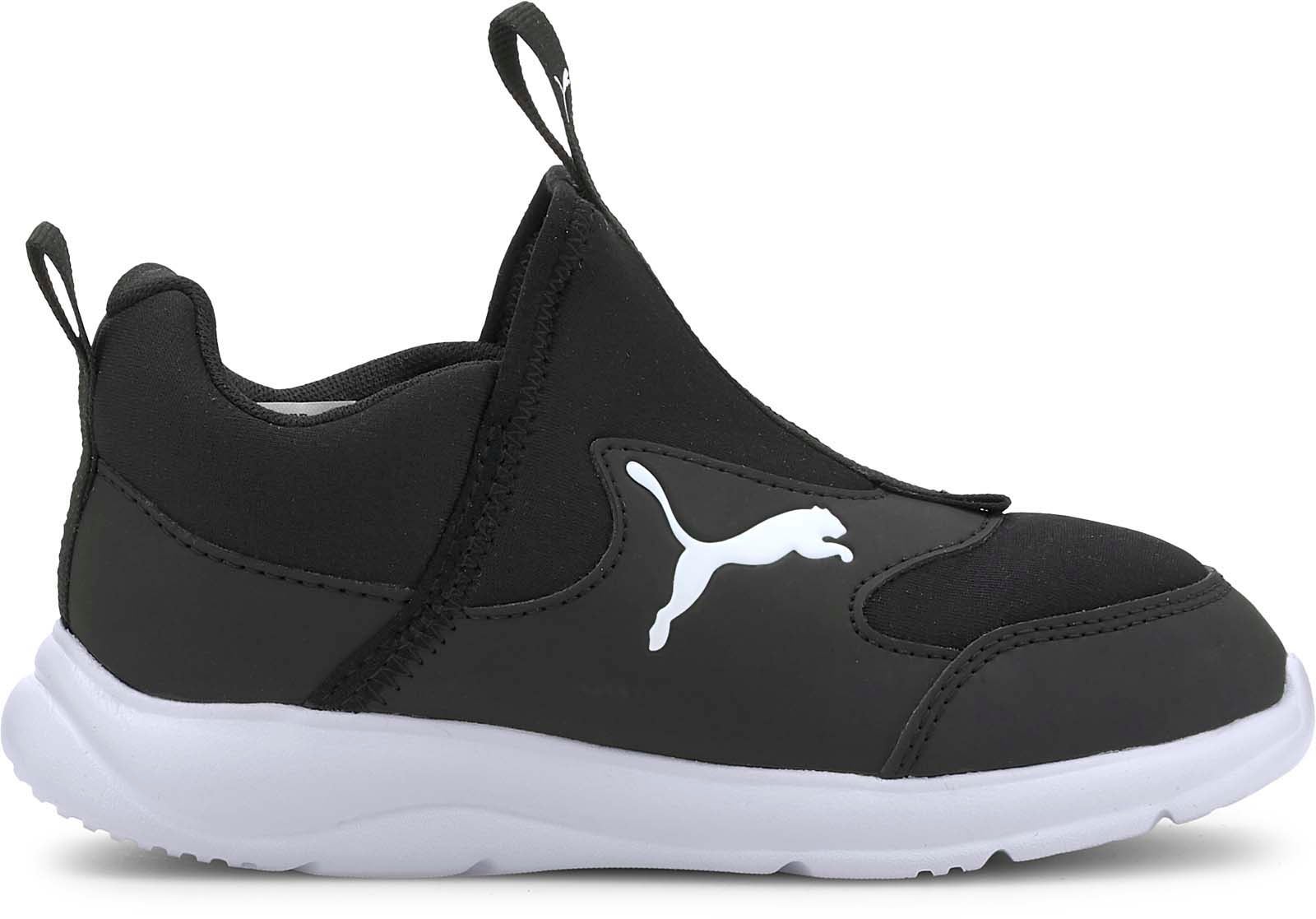 Puma Fun Racer Slip On PS Kinder Sneaker, Schwarz, 28, Kinderschuhe von Puma