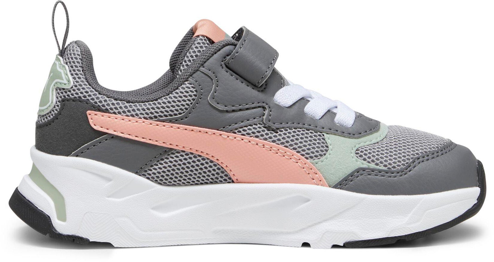 Puma Trinity AC PS Turnschuhe, Concrete Gray/Poppy Pink/Cool Dark Gray, 33 von Puma