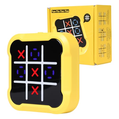 Pumwoy Tic Tac Toe Elektronisch, Toe Bolt Game Elektronisches Tic-Tac Toe-Spiel, 3-in-1 Handheld Spielkonsole Klassisches Lernspielzeug, Tragbare Spielkonsole füR Reisen, Outdoor Pumwoy Tic Tac Toe Elektronisch, Toe Bolt Game Elektronisches Tic-Tac Toe-Spiel, 3-in-1 Handheld Spielkonsole Klassisches Lernspielzeug, Tragbare Spielkonsole füR Reisen, Outdoor von Pumwoy
