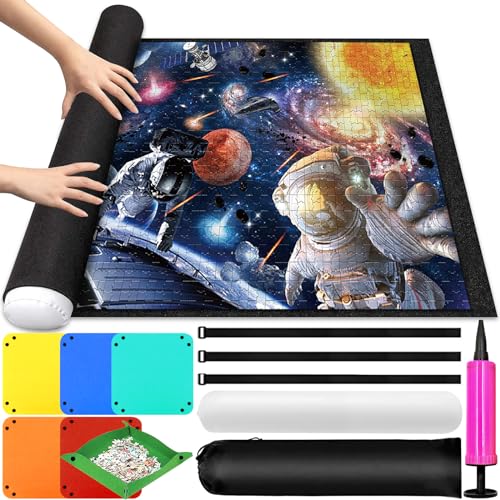 Purpledi Puzzle Roll Storage Mat, Puzzle-Rollenmatte für 1000 1500 2000 3000 Puzzle Teile Puzzle Pad, Tragbare Puzzles Mat,Puzzleunterlage Puzzlematte für Puzzles auf von Purpledi