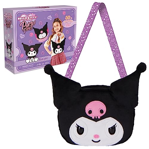 Purse Pets Hello Kitty and Friends Kuromi - interaktive Tasche mit mehr als 30 Geräuschen, Reaktionen und Musik, ab 5 Jahren, Batterien erforderlich (Nicht enthalten) von Purse Pets