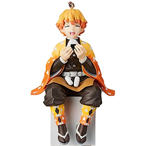 Anime Zenitsu Agatsuma Figur, Anime Cartoon Characters Statue Collectibles Model Figure Toys Ornaments for Fans Collection Gifts von Puruuige