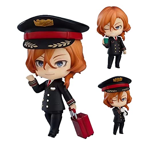 Bungo Stray Dogs Nakahara Chuuya Figur, Anime Cartoon Characters Statue Collectibles Model Figure Change Face Action Figure Ornaments Collectibles von Puruuige