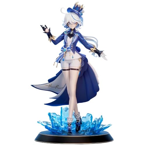 Puruuige Focalors Furina Figur Modell Anime Focalors Actionfigur 28 cm PVC Cartoon Charakter Stehposition Statue Sammlung Dekorationen von Puruuige