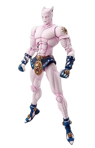 Killer Queen Figure Bizarre Adventure Popular Anime Cartoon Characters Killer Queen (Pink Ver.) Statue Collectibles Model Figure Toys Ornaments 6.3 Inches For Fans von Puruuige